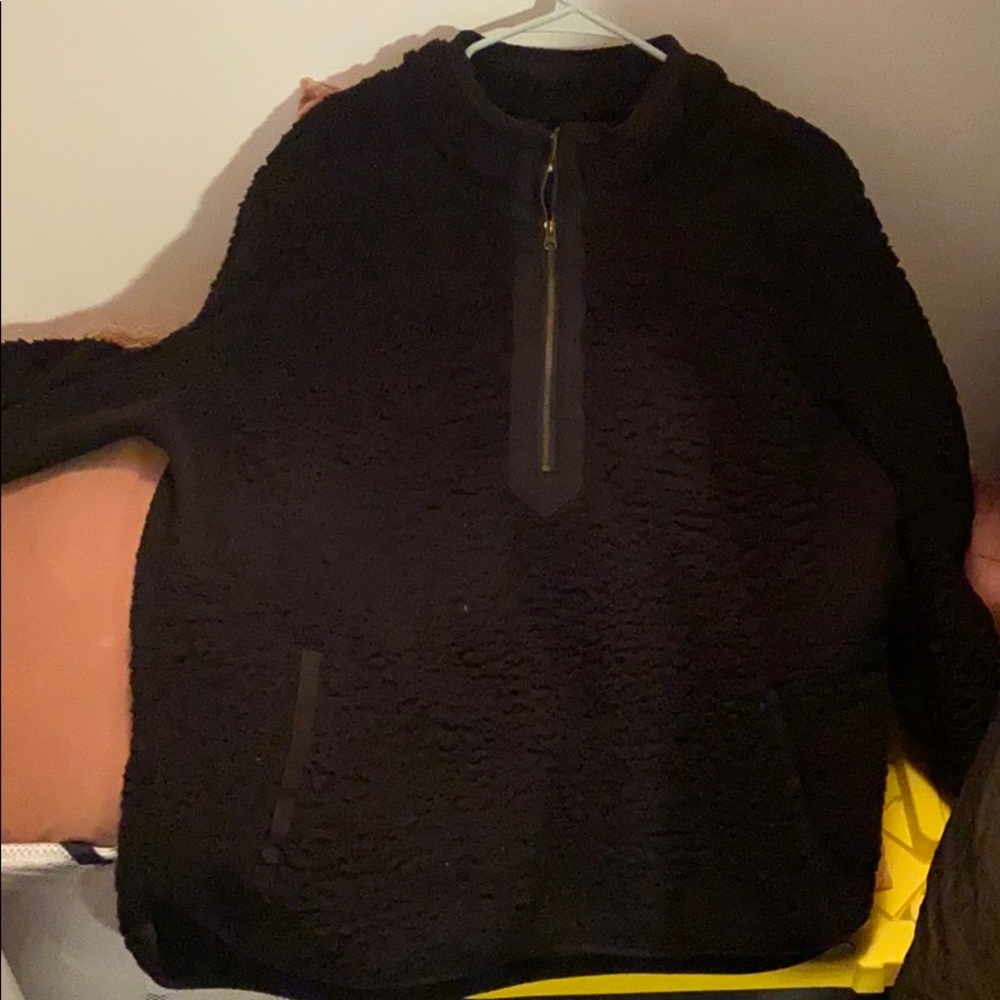 Black Sherpa sweater